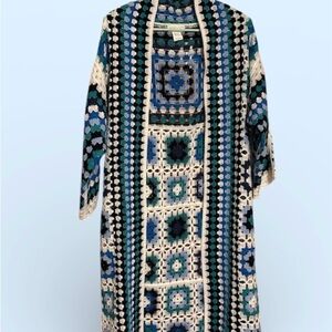 Apricot Crochet Cardigan